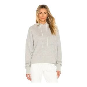 Re/Done x Hanes Classic Hoodie Sweatshirt Heather Grey XS